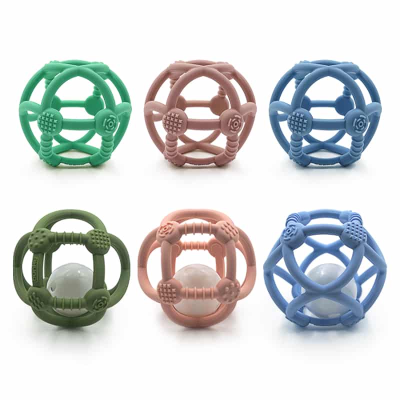 Silicone chew ball Manufacturing - Custom Silicone Teething Ball - ZSR