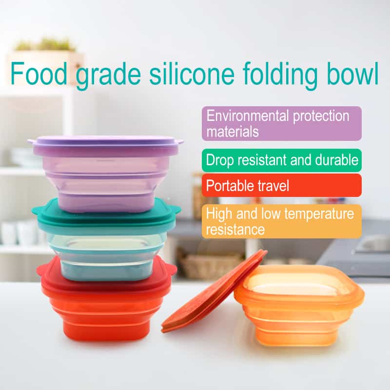 Folding Silicone Snack Cup For Kids, Dust-proof & Spill-proof, Safe &  Convenient For Travel (white)