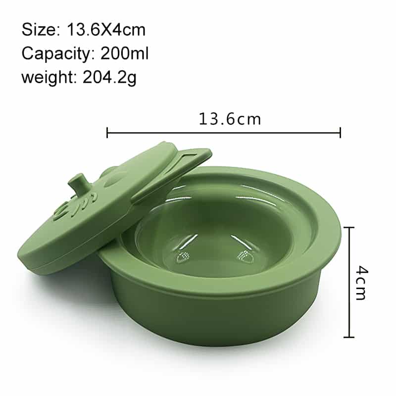 customized silicone food feeding bowls - Silicone Cat Bowl - ZSR