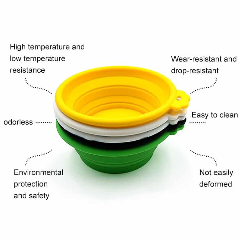 portable silicone dog bowl supplies - Collapsible Silicone Dog Bowl - ZSR
