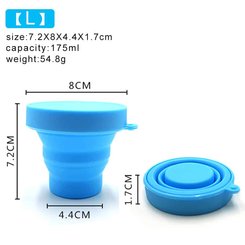 silicone foldable cup making factory - Custom Silicone Collapsible Cup - ZSR