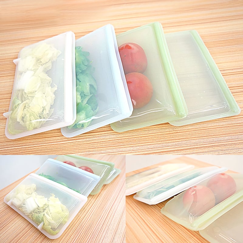 silicone storage bags supply - Custom Silicone Reusable Bags - ZSR