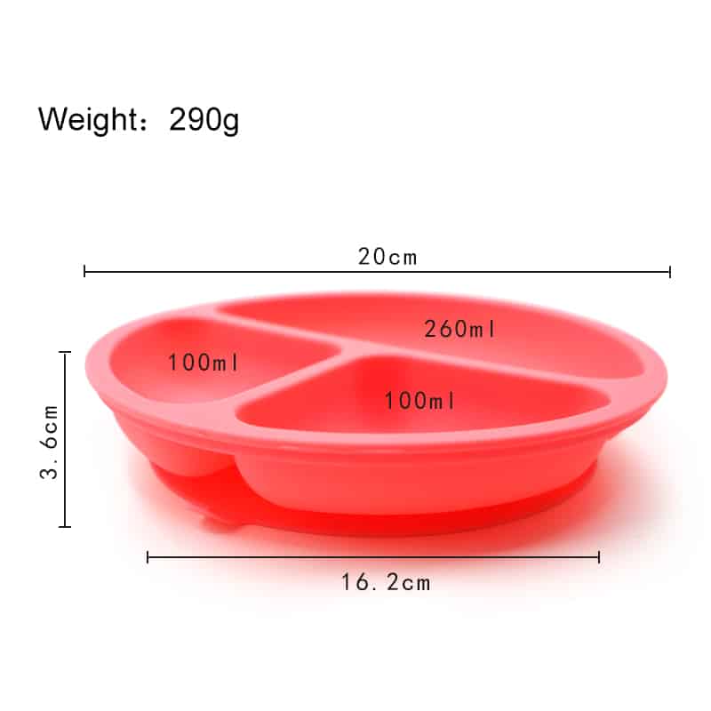 silicone suction plate size details - Custom Silicone Smile Suction Plate - ZSR