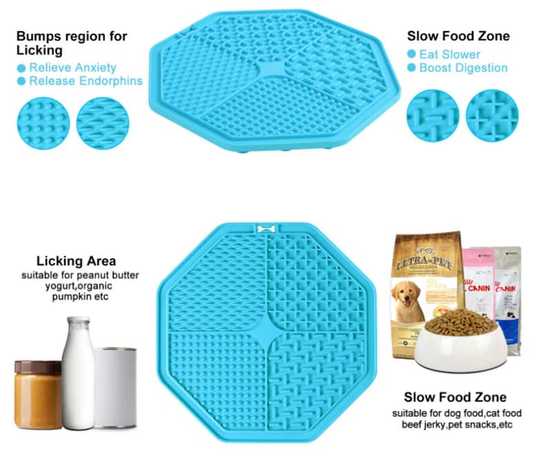 reducir la velocidad comiendo tazón de alimentación - ¿Qué se utilizan los productos de silicona en la industria de las mascotas? - ZSR