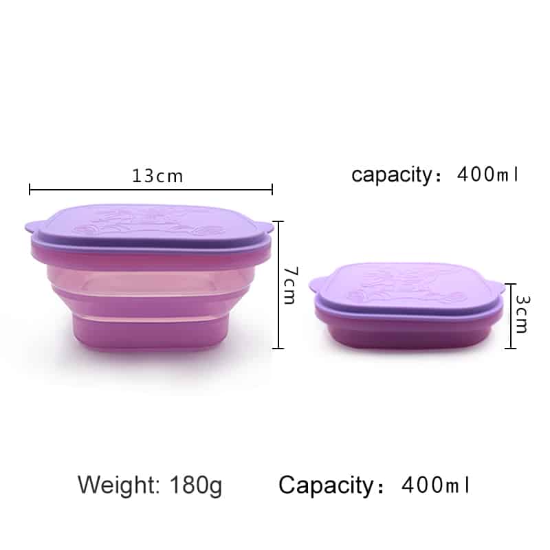 Silicone Collapsible Snack Bowl Manufacturer - Custom Silicone Baby Collapsible Snack Container - ZSR