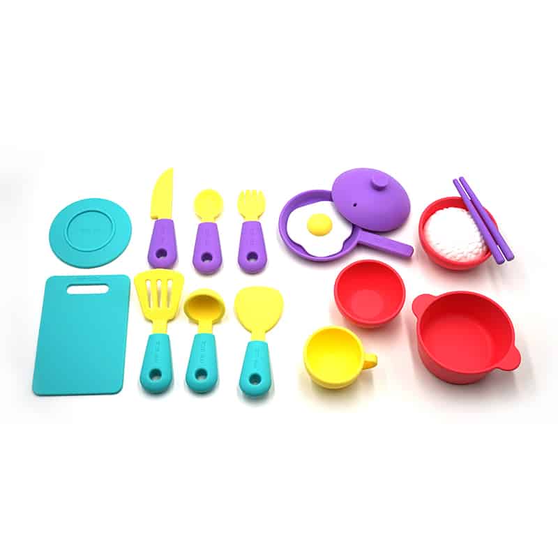 Silicone Kids Serving Dishes making factory - Custom Silicone Play Kitchen Accessories - ZSR