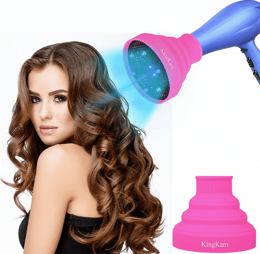 Collapsible Silicone Hair Dryer Diffuser - Custom Silicone Portable Travel folding Diffuser - ZSR