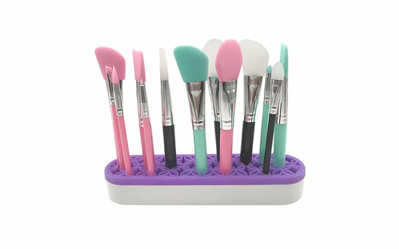 Custom Collection Cosmetic Organizer manufacturing - Custom Silicone Makeup Brush Holder - ZSR
