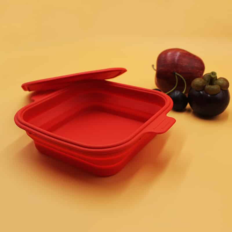 Custom Silicone Collapsible lunch - Custom Silicone Collapsible Lunch Box - ZSR