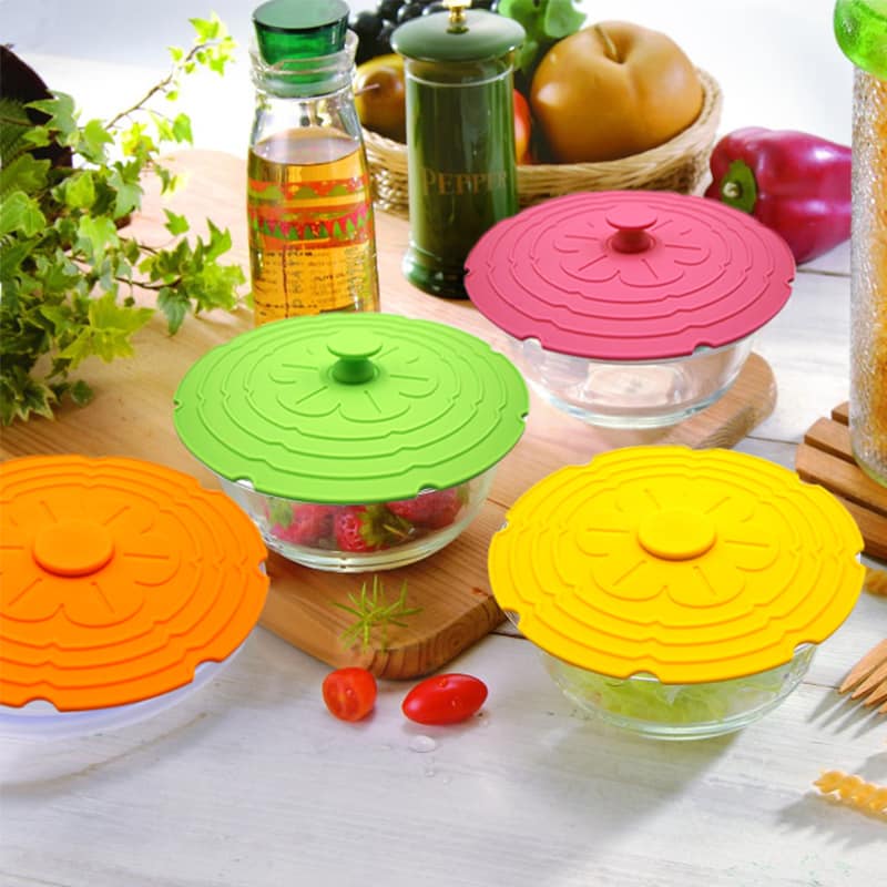 Customized Multi Function Silicone Lids - Custom Logo Printed Silicone lids - ZSR