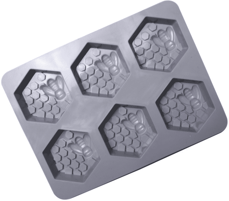 Honeycomb Silicone Soap Mold - Custom Hexagon Silicone Molds - ZSR