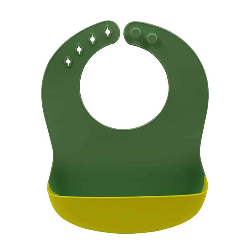 Baby bibs double color Manufacturer - Custom Double color silicone baby bibs - ZSR