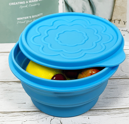 Food Storage Containers - Custom Silicone Camping Bowl - ZSR