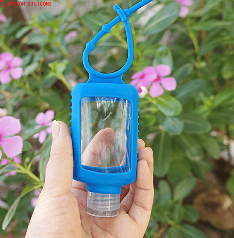 Silicone Hand Sanitizer Holder - Custom Silicone Cartoon Travel Bottle Holders - ZSR