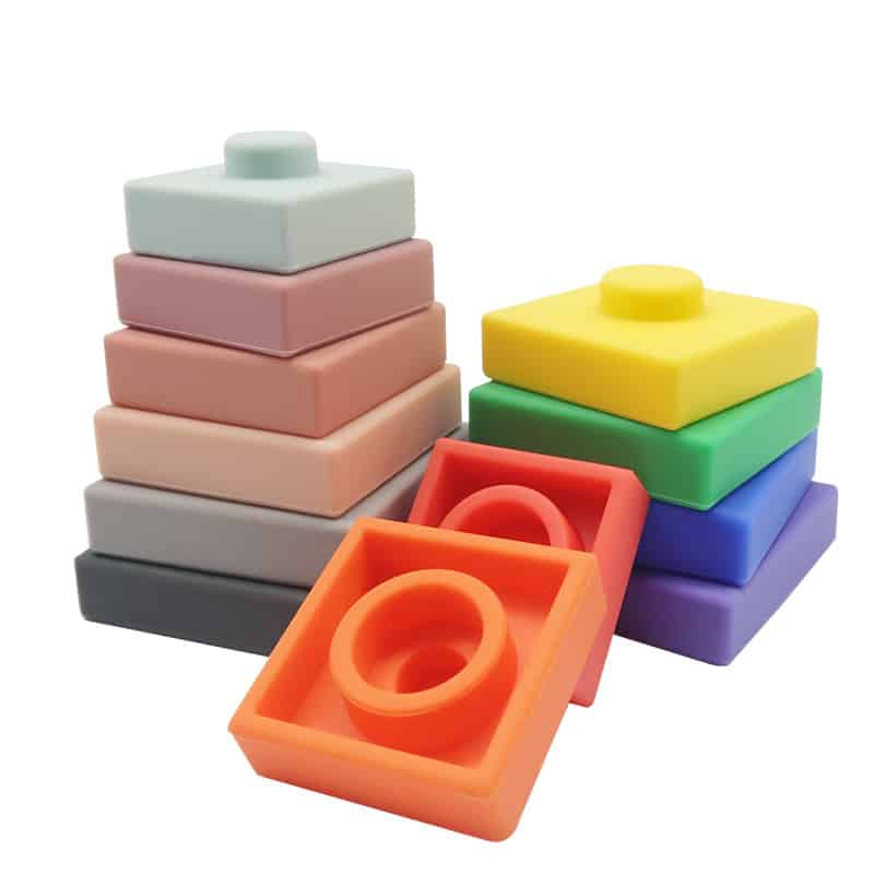 Silicone Soft and Teething Toy - Custom Silicone Stacking Toy - ZSR