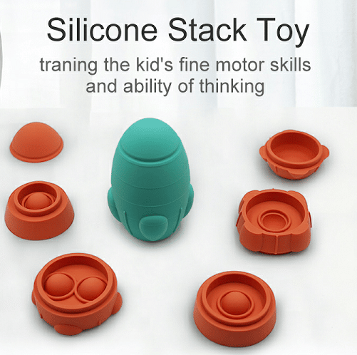 Silicone Stacker - Custom Silicone Stacking Toy - ZSR