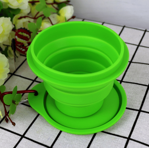 Silicone camping cup - Custom Silicone Collapsible camping cup - ZSR