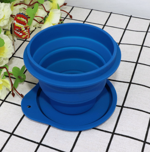 Silicone folded cup - Custom Silicone Collapsible camping cup - ZSR