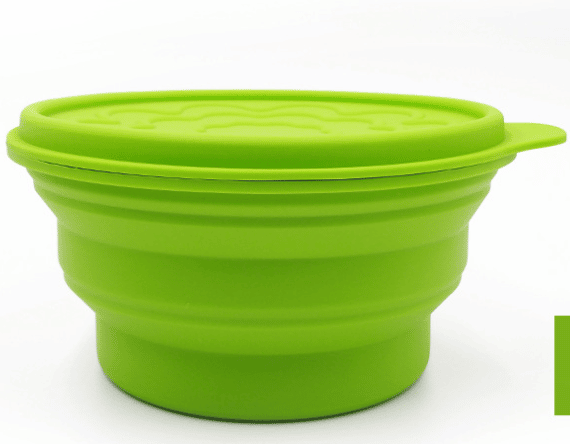 unch Box Salad Bowl with Lid - Custom Silicone Camping Bowl - ZSR