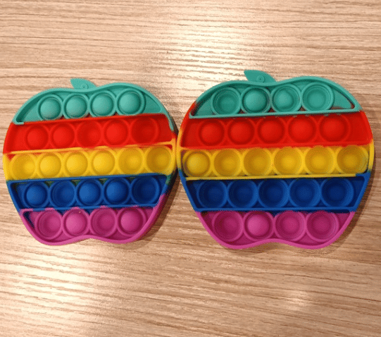 Custom Printed Silicone Push Pop Bubble Fidget Toys