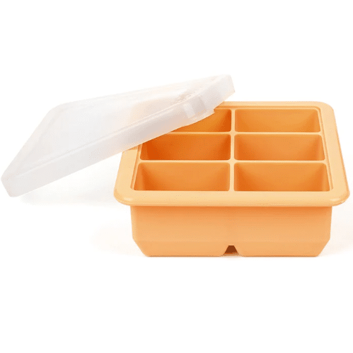 Stampo Per Cubetti Di Ghiaccio Grandi Per Tazza, Forma Cilindrica Con Coperchio, Silicone Alimentare, Adatto A Tazze 900-1100ml, Rosa