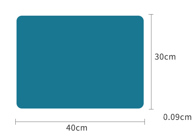 30x40 silicone mat without lip - Custom Silicone Products - ZSR