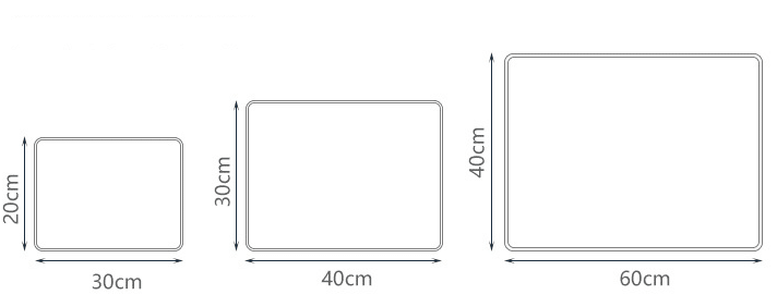 Tapis en silicone de différentes tailles - Tapis en silicone personnalisé - ZSR