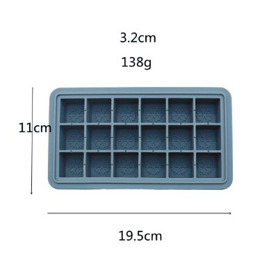 Dimensioni dello stampo per ghiaccio in silicone - Stampi in silicone personalizzati - ZSR