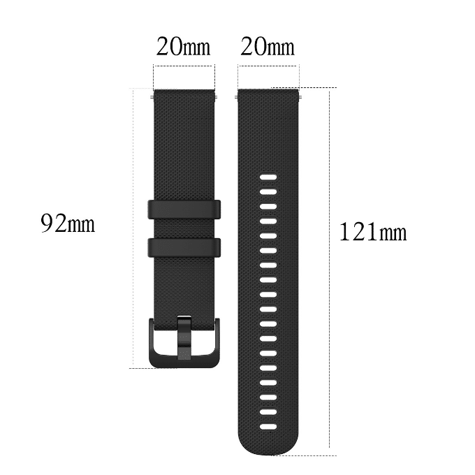Structure des bracelets de montre en silicone - Bracelets de montre en silicone personnalisés - ZSR