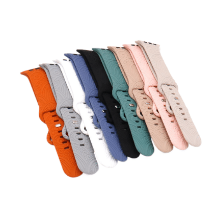 Silicone Watch bands embossed logo - Custom Silicone Watch Bands - ZSR