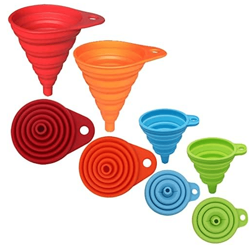Custom Silicone Collapsible Funnels - Custom Silicone Collapsible Funnel - ZSR