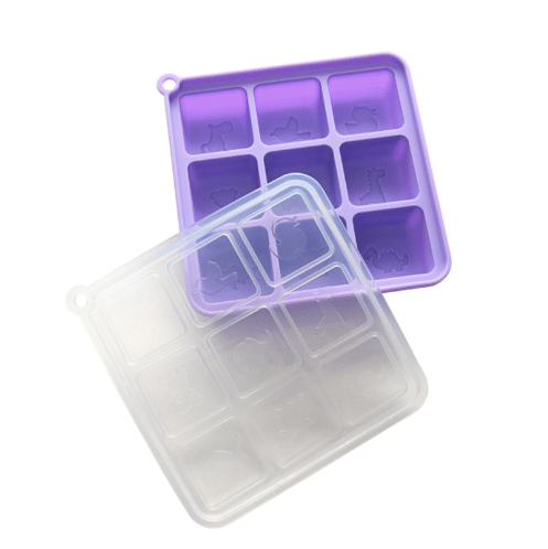 Vassoio congelatore in silicone con coperchio Produzione - Vassoio congelatore in silicone personalizzato con coperchio - ZSR