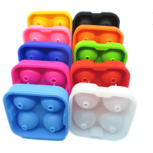 Silicone red Ice tray Manufacturing - Custom Silicone Red Ice Tray - Z.S.R.