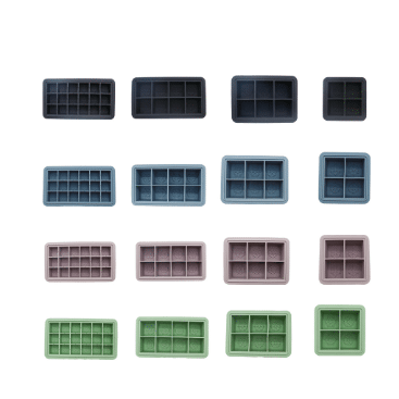 Silicone square ice cube tray Supplies - Custom Silicone Square Ice Cube Tray - Z.S.R.