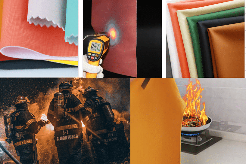 Fire safety silicone leather - Fireproof Material - ZSR