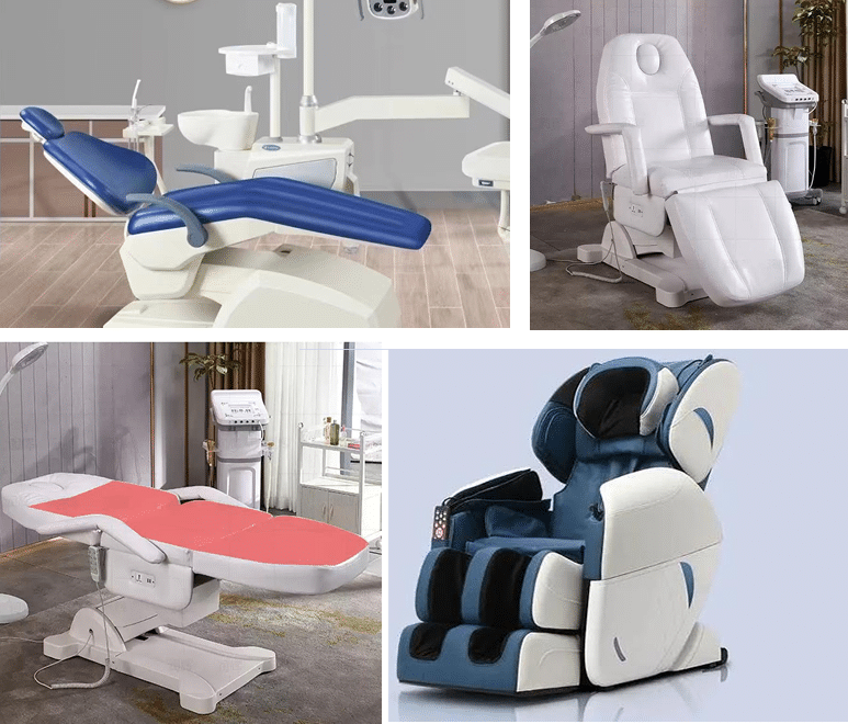 Medical bed and Chair with silicone leather - Medical and Healthcare - ZSR