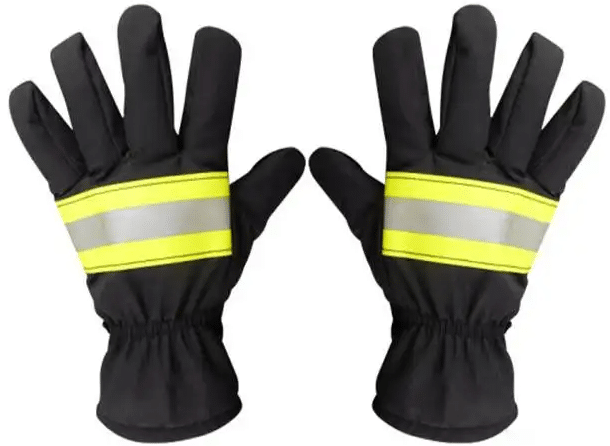 Silicone leather Fire safety gloves - Fireproof Material - ZSR