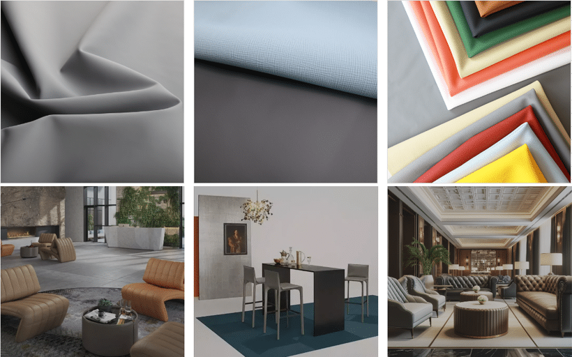 Silicone leather Living space - Fireproof Material - ZSR