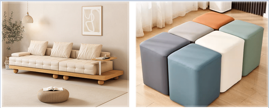 Sofa and Chair Silicone leather - Furniture - ZSR