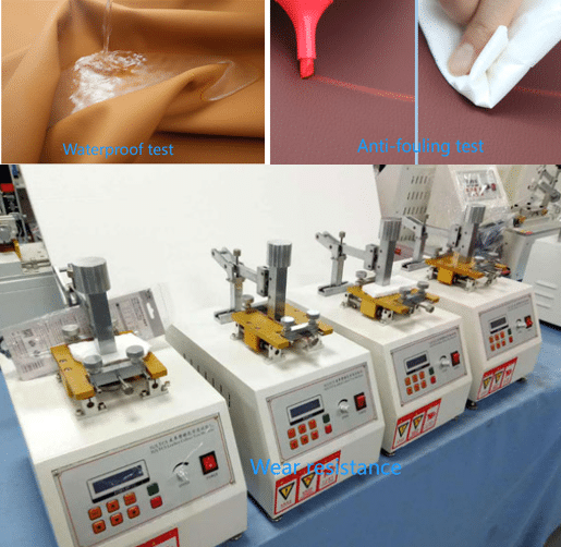 Quality test for silicone leather - Silicone Fabric Coating And Curing - ZSR