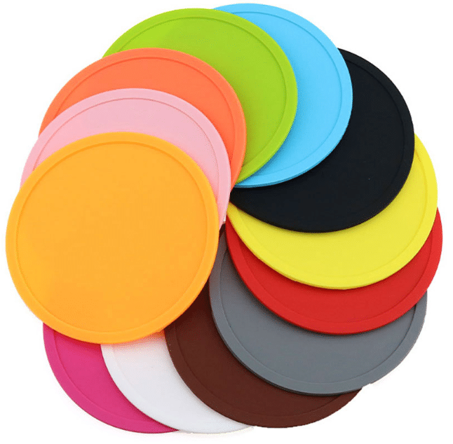 Customized silicone coaster color - Custom Silicone Coasters - Z.S.R.