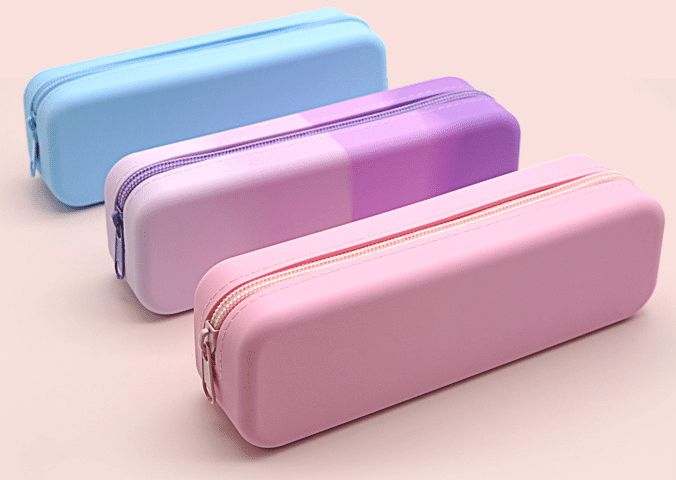 Double color slicone pencil case - Custom Silicone Case - Z.S.R.