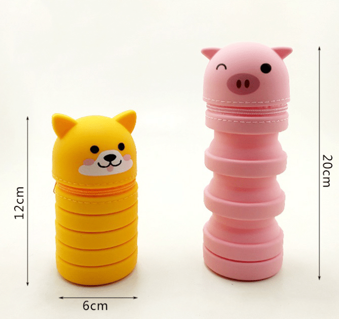 Folding silicone pencil case - Custom Silicone Case - ZSR