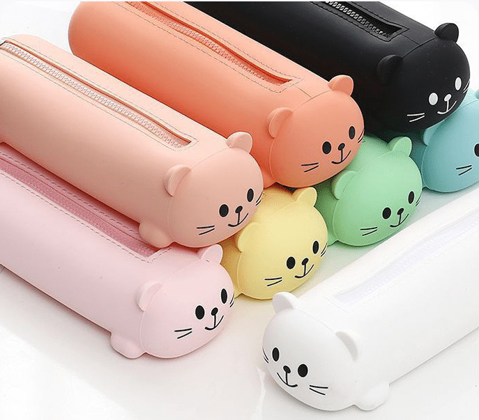 Pad printing silicone pencil case - Custom Silicone Case - Z.S.R.