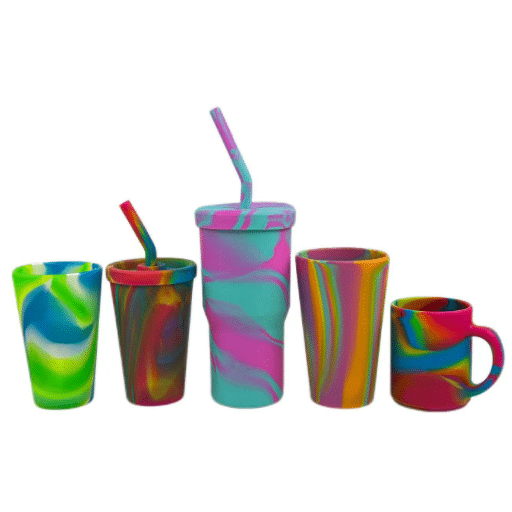 Silicone Smoothie Cup Manufacturer - Custom Silicone Straw Cup - ZSR