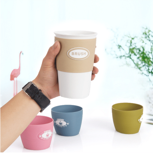 Custom silicone coffee cup sleeves - Custom Silicone Coffee Cup Sleeves - ZSR