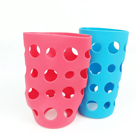 Custom silicone sleeve for glass cup Supplier - Custom Glass cup Silicone Sleeve - ZSR