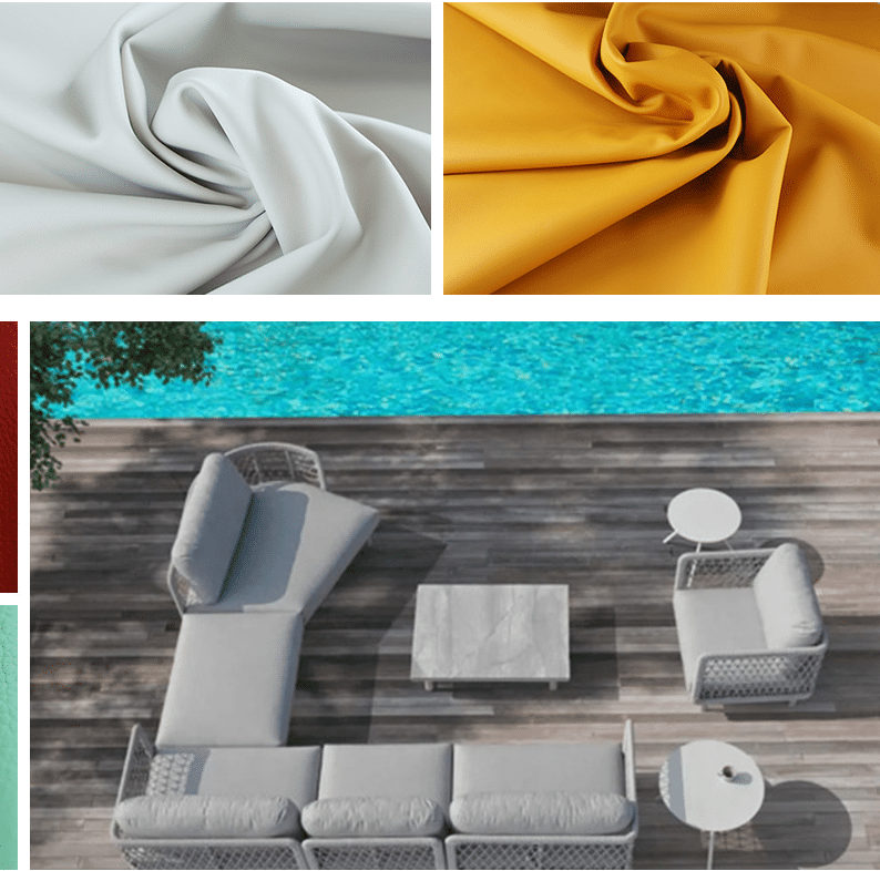 Silicone leather for outdoor sofa and chair - Outdoor & Recreational - ZSR