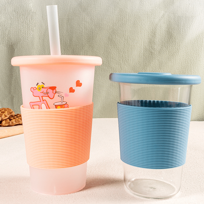 silicone sleeve for glass cup Manufacturer - Custom Glass cup Silicone Sleeve - ZSR