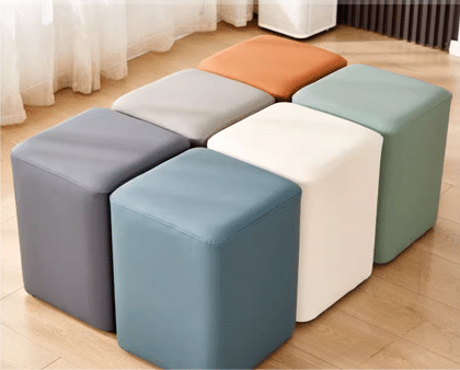 Silicone leather stool - Ottomans And Poufs Silicone Leather - ZSR